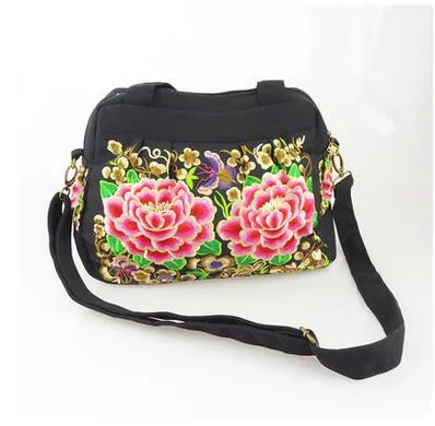 

New Coming Multi-use Embroidery bags!Hot Floral Embroidery embroidered Women shoulder&Crossbody bag Top Vintage Shopping Carrier