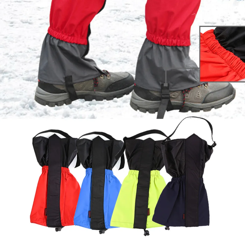 1 pair Gaiters Hiking Gaiters Outdoor Waterproof Walking Mountain Hunting Trekking Desert Snow Legging Gaiters drop shipping|Cycling Legwarmers| - AliExpress