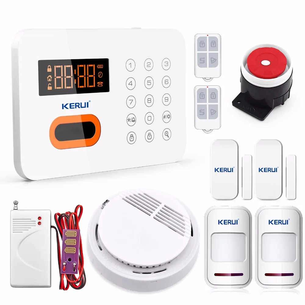 

wireless alarm Home Touch Keypad Alarm Burglar PSTN  Alarm System LCD Auto Dialer Landline English/Russian/Spanish  Voice