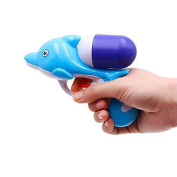 

Kid Mini Squirt Water Toy Dolphin Water Blasters Summer Beach Toy for Childeren S7JN