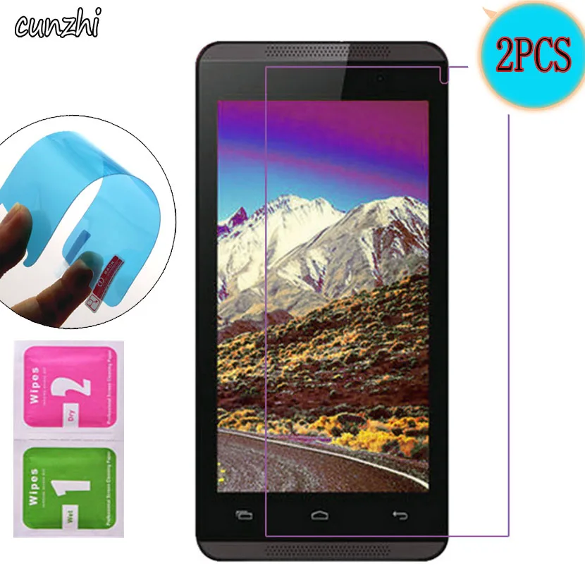 

2PCS For Micromax A107 Ultra Clear Soft Nano Explosion-proof Screen Protector Mobile Phone Film For Micromax Canvas Fire 4 A107