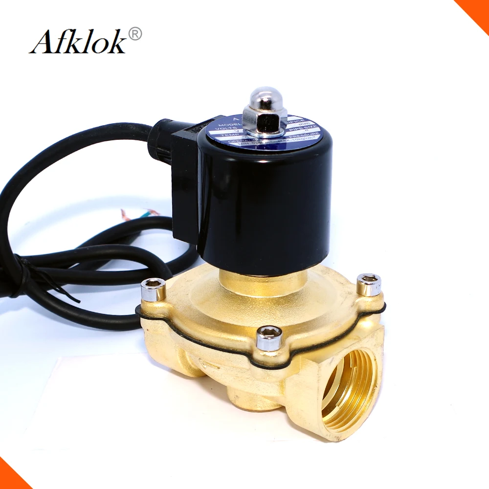 

Music Fountain 24V 12V Electronic Solenoid Valve 220v 1inch BSP NPT Direct Acting Valve Brass