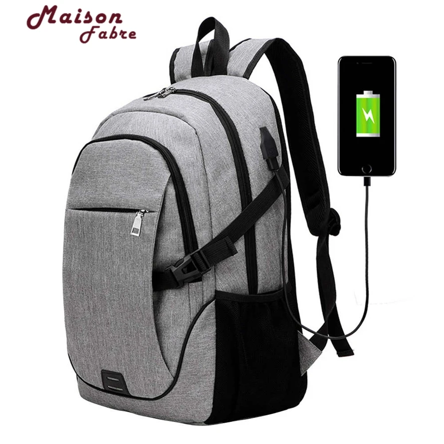 Big SALE Business Laptop Backpack With USB Charging Port Anti Theft