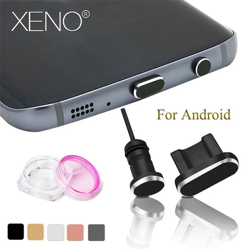 

2PCS/Set Dust Plug accessories for Micro USB Mobile Phone 3.5mm IR Port Plug Headset Stopper Metal Charging Port + Earphone Port