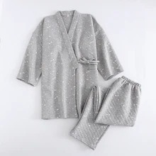 Pajamas for Men 2018 Autumn Winter thick Cotton Pyjamas Kimono Pajama Sets Sleepwear quality New Home Clothes pijama hombre Pajamas for Men 2018 Autumn Winter thick Cotton Pyjamas Kimono Pajama Sets Sleepwear quality New Home Clothes pijama hombre