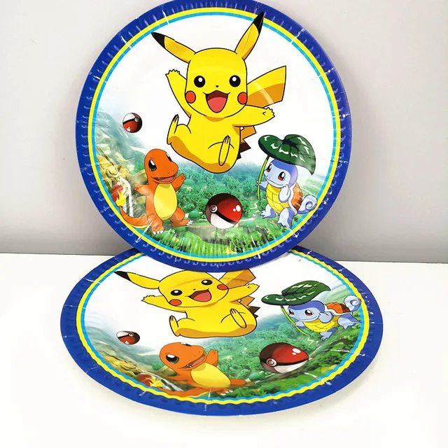 10pcs-Pokemon-Go-7inch-Disposable-Paper-Plate-Pikachu-Theme-Party-For-Kids-Boy-Girl-Birthday-Party.jpg_640x640