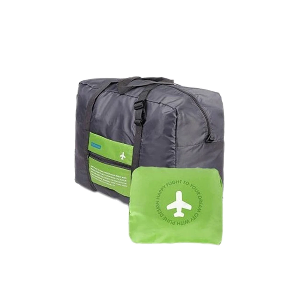 Модная новая водонепроницаемая дорожная сумка нейлоновая Складная унисекс багажная дорожная сумка сумки вещевой мешок LXX9 - Цвет: Зеленый