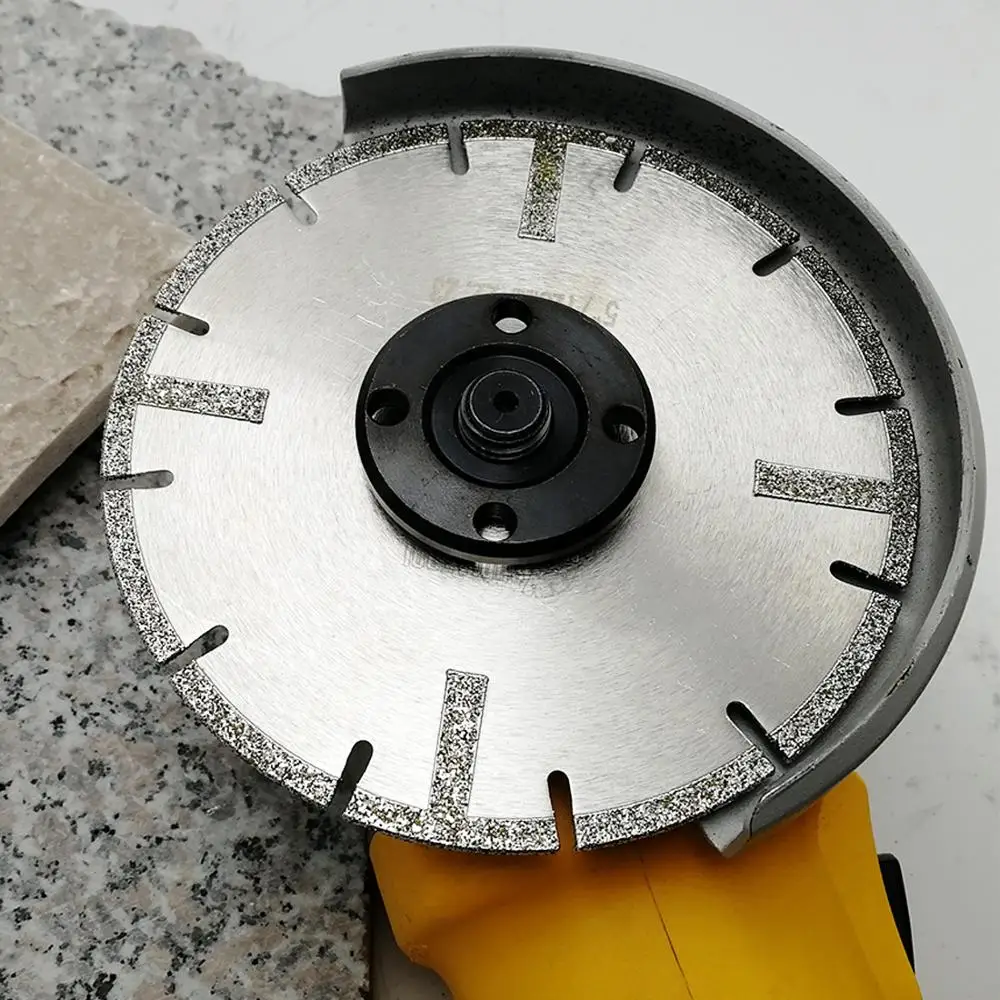 2pcs  125mm Electroplated Diamond cutting discs for granite with M14 Flange, diamond blade