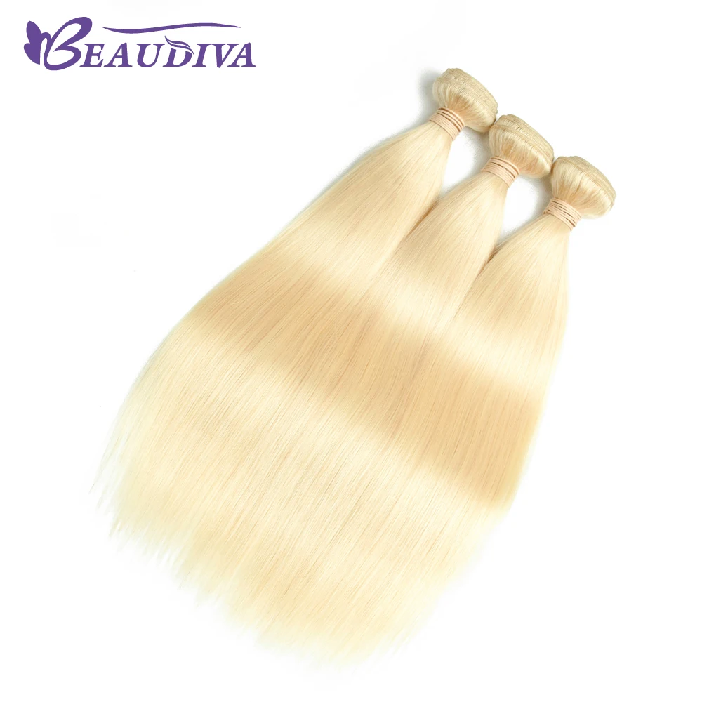 Beaudiva Mongolian Straight Hair 613 Blonde 3 Bundles Remy Hair Weaving 100% Human Hair Extension Bundles Free Ship Beaudiva Mongolian Straight Hair 613 Blonde 3 Bundles Remy Hair Weaving 100% Human Hair Extension Bundles Free Ship