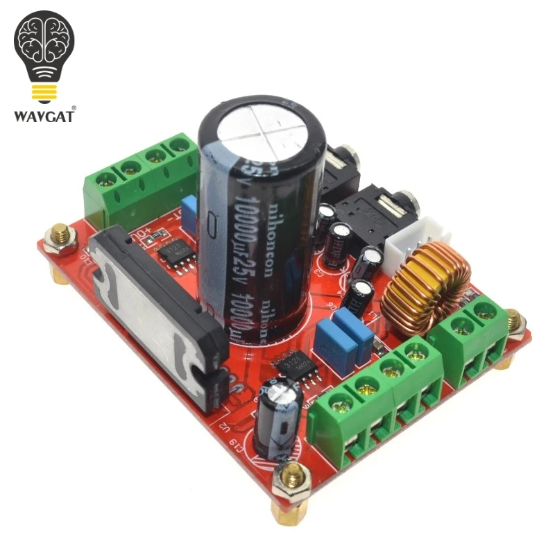 WAVGAT TDA7850 4X50W автомобильный аудио усилитель мощности плата модуля BA3121 Denoiser DC