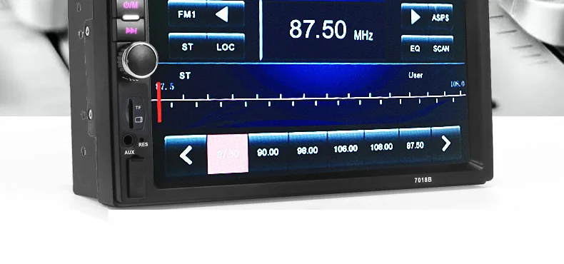 2 din Автомобильный Радио мультимедийный плеер 7 дюймов HD Bluetooth MP5 Аудио Видео Стерео USB AUX авто электронный Авторадио 5 В зарядка 2din