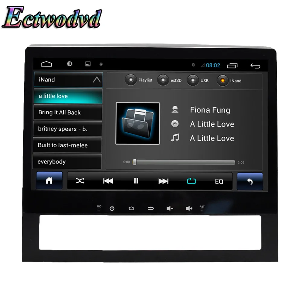 Clearance Ectwodvd 9inch Octa Core Android 8.1 Car DVD GPS Navigation Radio Stereo for Toyota Land Cruiser 200 2016- Car DVD Player 3