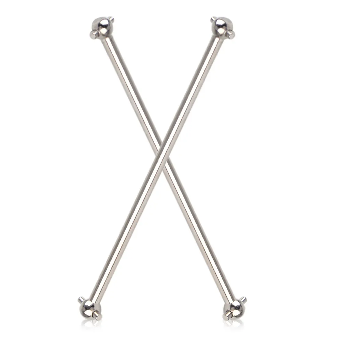 

2 PCS 89.5mm Front/Rear Steel Dogbone Fit for HSP 1/10 RC Model Car Part 08029 08059