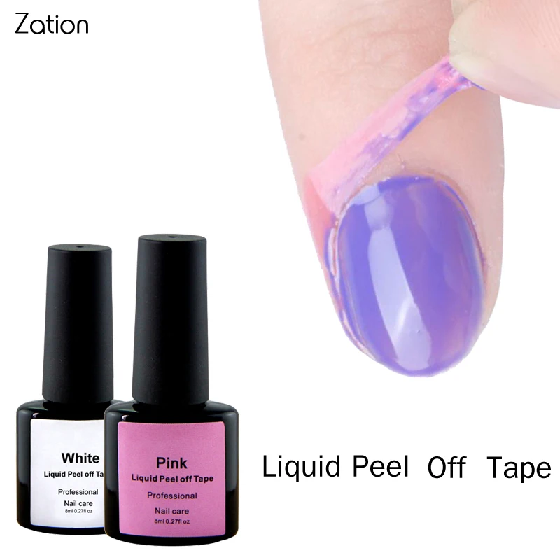 Zation Peel Off Liquid Tape Latex Palisade Gel Nail Polish Cuticle Cleaning Skin Protected Defender Varnish | Красота и здоровье