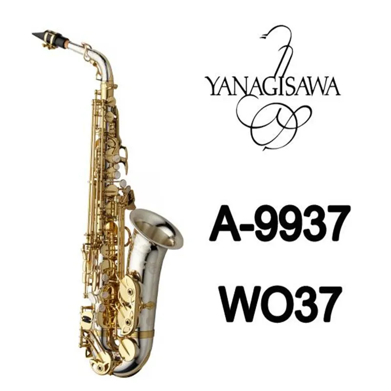 Brand NEW YANAGISAWA A 9937 A WO37 Alto Saxophone Nickel Plated Gold
