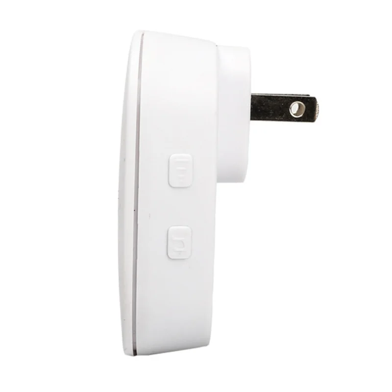 Автономный водонепроницаемый беспроводной дверной звонок без батареи Us Plug домашний дверной звонок 1 дверной звонок 1 кнопка