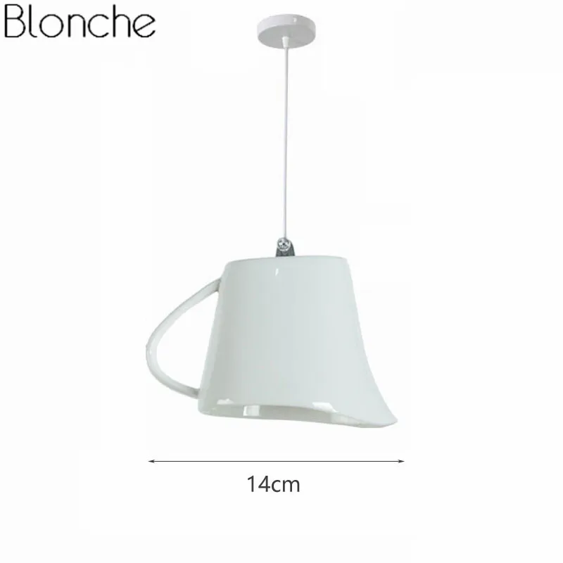 Modern Ceramic Led Pendant Lights Tea Cup Teapot Hanglamp Nordic Hanging Lamp Home Decor Dining Room Kitchen Lighting Fixtures - Цвет корпуса: K