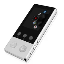 New Metal Bluetooth MP3 Player 8GB 1.8 Inch Screen Play 80 hours with FM Radio E-book Audio Video Player Portable Walkman
