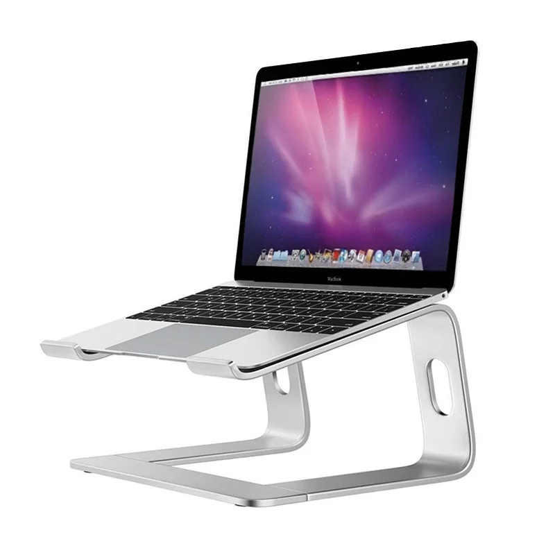 

Aluminum Alloy Laptop Holder Stand Ergonomics Heighten Rack for Desktop Notebook XR649