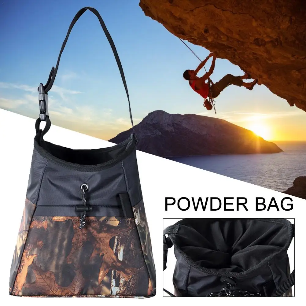 Large Capacity Climbing Bags Chalk Bag Magnesium Powder Storage Pouch