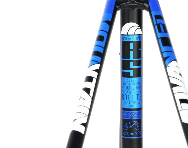 Perfect AM R5000 Lightweight Aluminium Alloy 700c Frame Carbon Fork 48/50/52cm Road Bicycle Racing Frameset 13