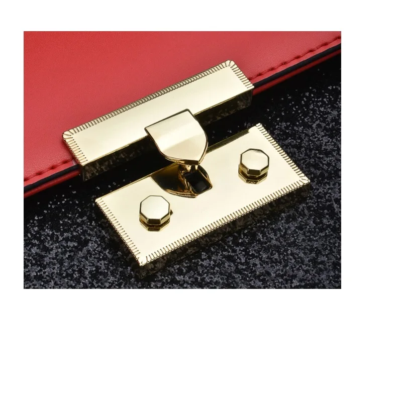 

5pcs/lot women girls lady brand bag lock bag handbag back pack cutch messager bags hardware lock buckle purse metal parts