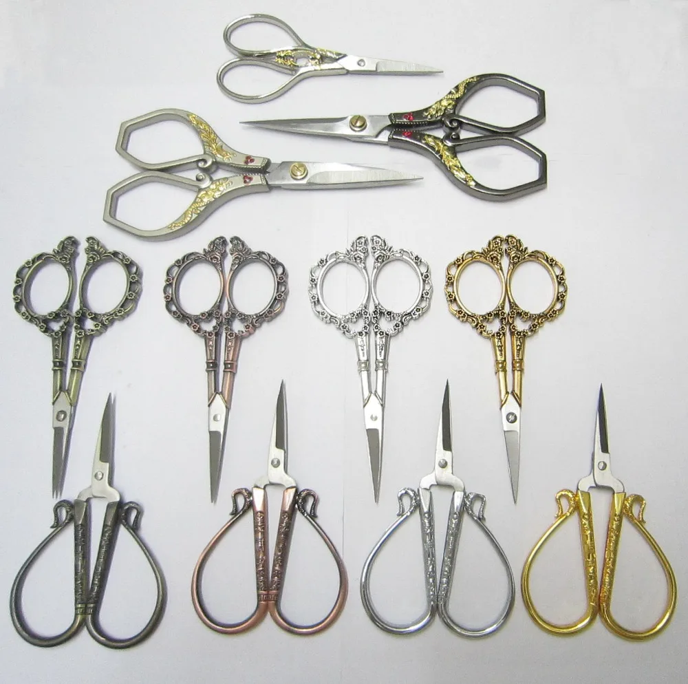 Zakka Scissor ремесленных вышивка крестиком Европейская классический винтажный