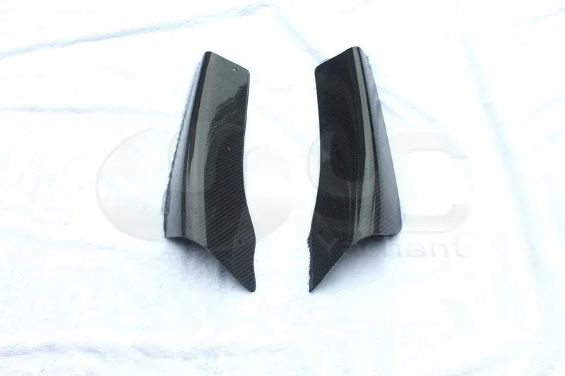 2005-2007 Mitsubishi Evolution EVO 9 JDM Varis Style Rear Bumper Diffuser Side Fin Addon CF (3)
