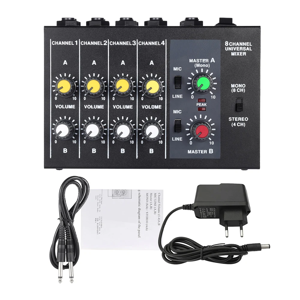 Buy Small Mixing Console Ultra compact Low Noise 8