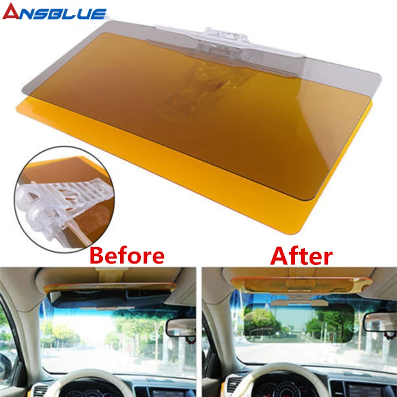 

Car Sun Visor Anti Sunlight Dazzling Driving Goggle Day Night Vision Driving Mirror UV Fold Flip Down Clear View Auto Accessorie