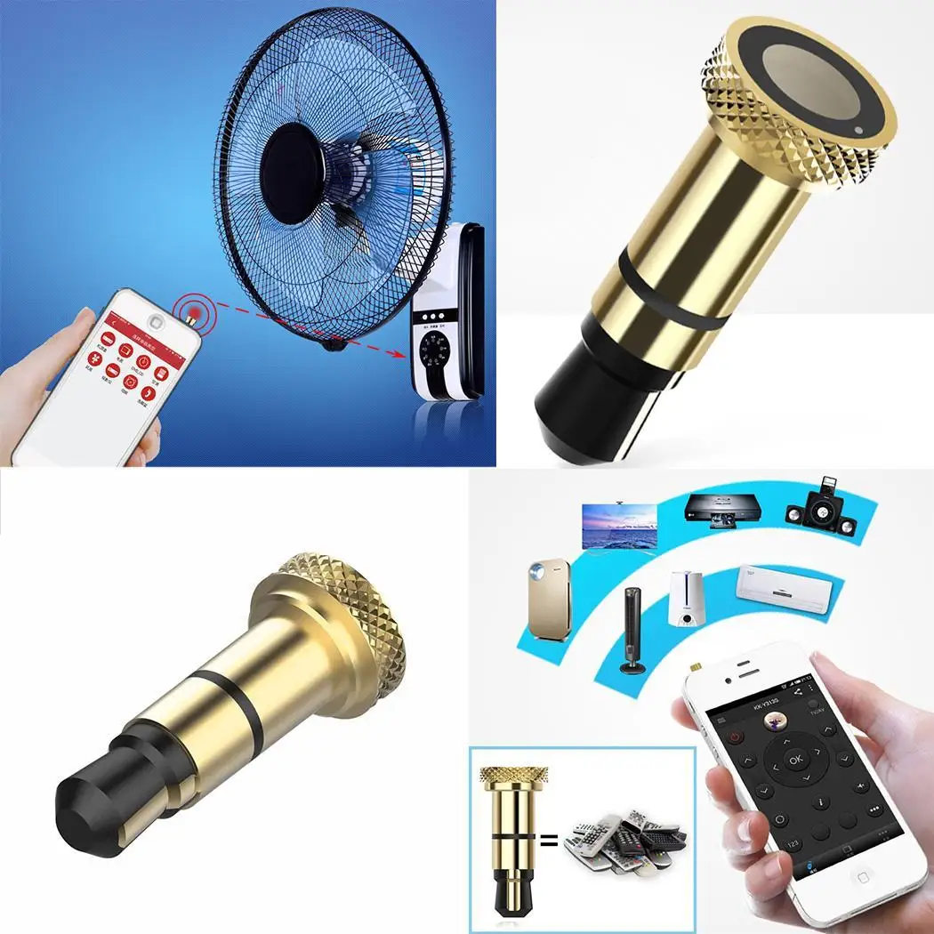 

Wireless Mini Infrared Remote Control Dust Home Plug Solid Fashion Receiver For Smart Phone Control