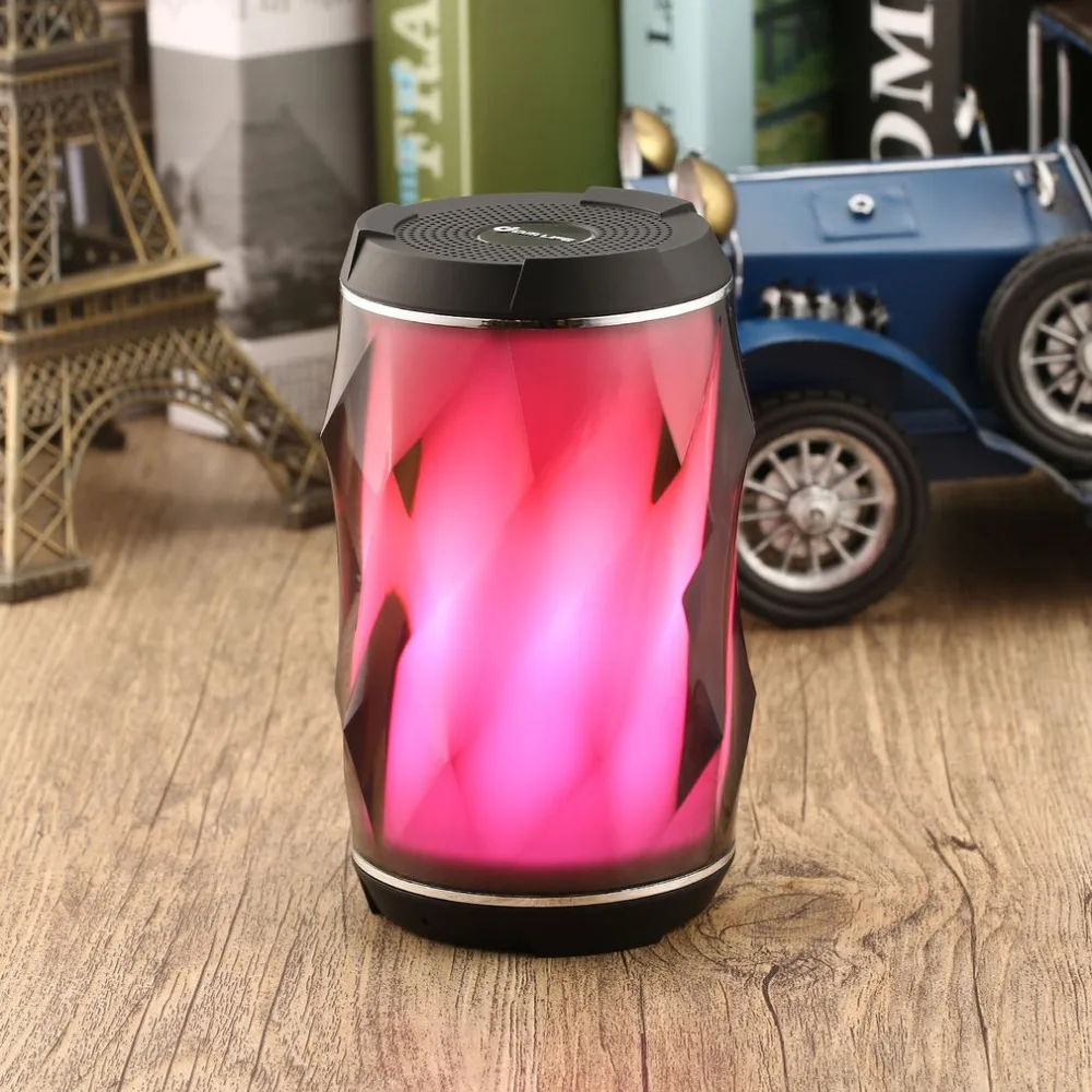 

LED Flame Lamp Bluetooth Speaker Soft LED Light Wireless Smart Colorful Speaker Built in Microphone DM-S500