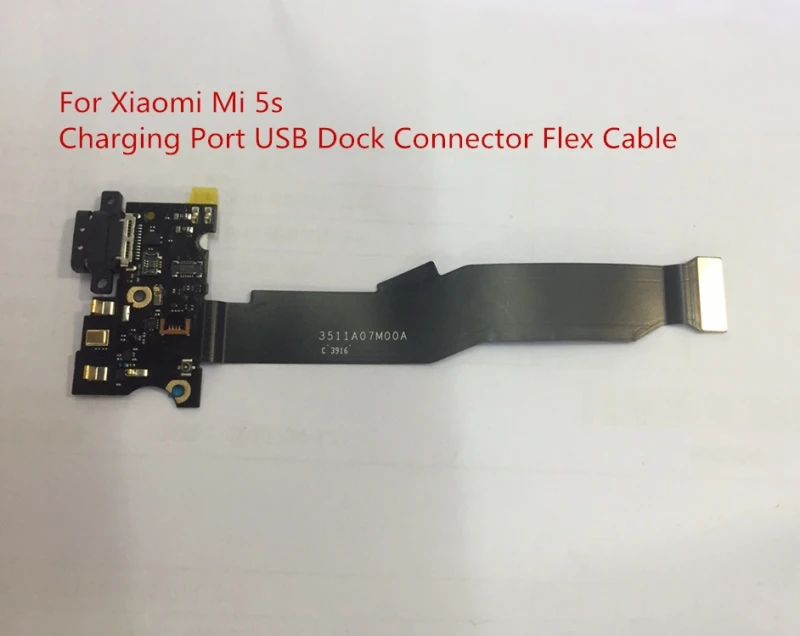 

For Xiaomi Mi 5S Charging Port USB Dock Connector Flex Cable Mi5S Charger Board + Microphone Module Replacement Spare Parts