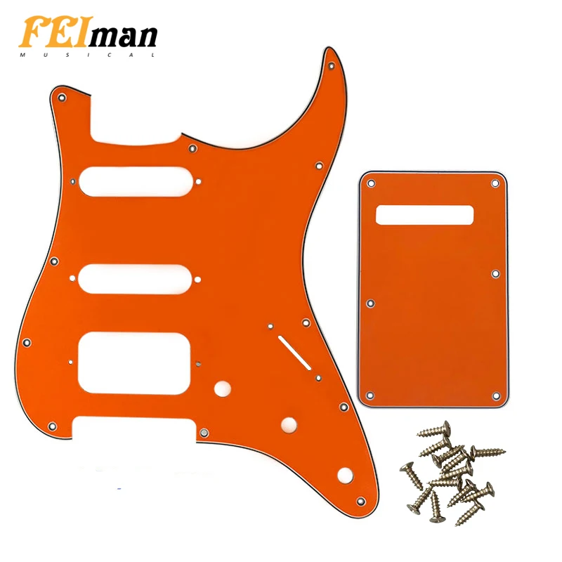 Аксессуары для гитары Pleroo Pickguard с задней пластиной и 11 винтами крыла Stratocaster