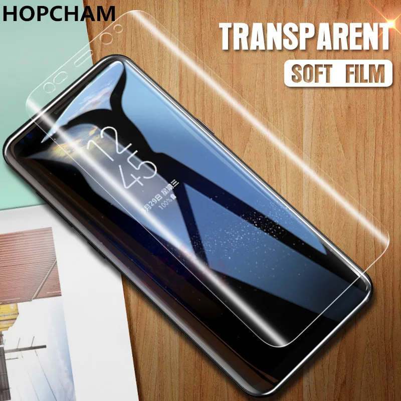 3D Screen Protector Soft Film For Samsung Galaxy Note 9 S8 S9 Plus HD Protection Full cover S7 Edge 8 case | Мобильные телефоны и