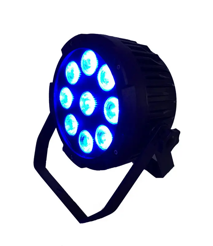 

4X Lot 9*18W 6in1 RGBAW UV Waterproof Battery Operated Wireless LED Flat Par Light Stage DMX Par Projector Can For Event