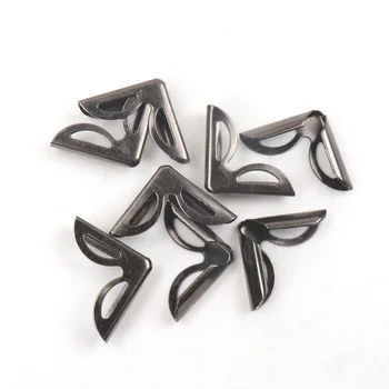 

Metal Corners For Books Scrapbooking Photo Albums Menus Corner Protectors Metal Crafts DIY Ornament 17x17x3mm 40pcs