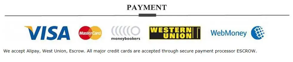 payment & shipping