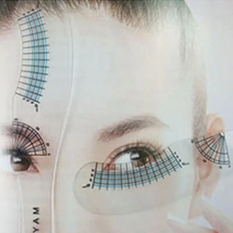 

Eyelash Extension Styling Ruler Measuring Ruler Eyelash Curling Eyelash Symmetrical Positioning Eyebrow Beauty Tools #