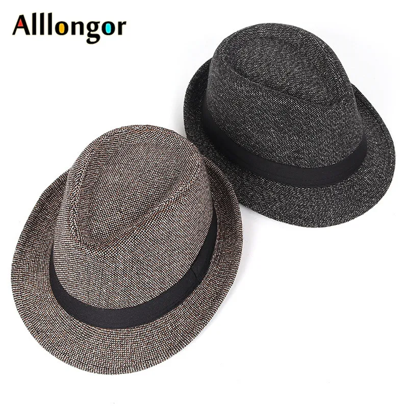 New Autumn Winter Fedoras Hat Men vintage black bonnet sombrero hombre Panama jazz cap dad hat