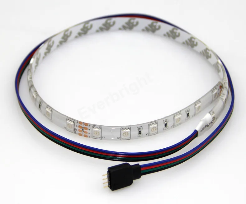 10 шт./лот Новое поступление Водонепроницаемая IP65 5050 SMD 0 4 м 24 светодиода 5 30