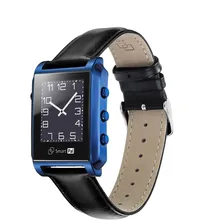 Sapphire screen watch Bluetooth Smart Watch DM08 Leather with Camera Sapphire Screen for IOS iPhone Android Samsung S7 Ga
