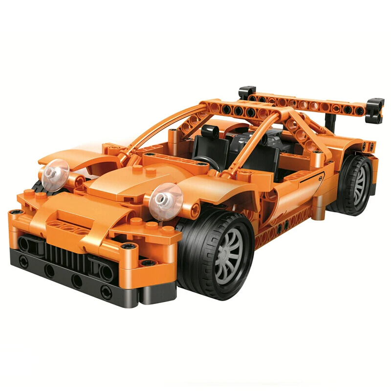 2 в 1 лего technic Creator Gtr тяните назад автомобиль строительные блоки наборы кирпичи