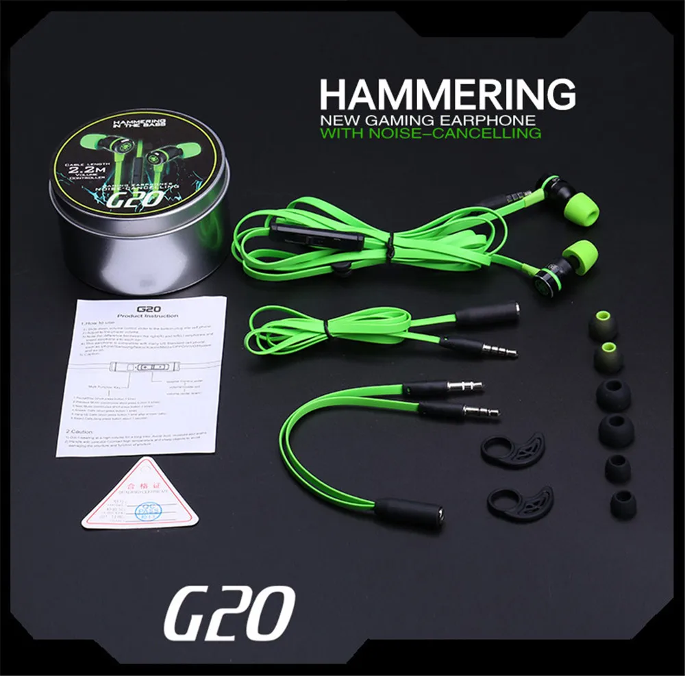 PLEXTONE G20 In-ear Earphone With Microphone Wired Magnetic Gaming Headset Stereo Bass Earbuds Computer Earphone For Phone Sport (15)