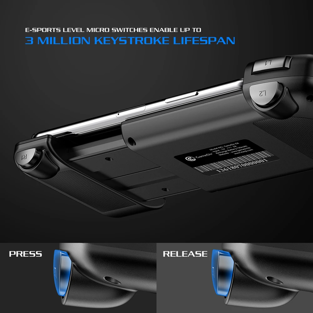  GameSir G6 Mobile Gaming Touchroller Wireless Controller with Ultra-thin 3D Joystick G-Touch Techno