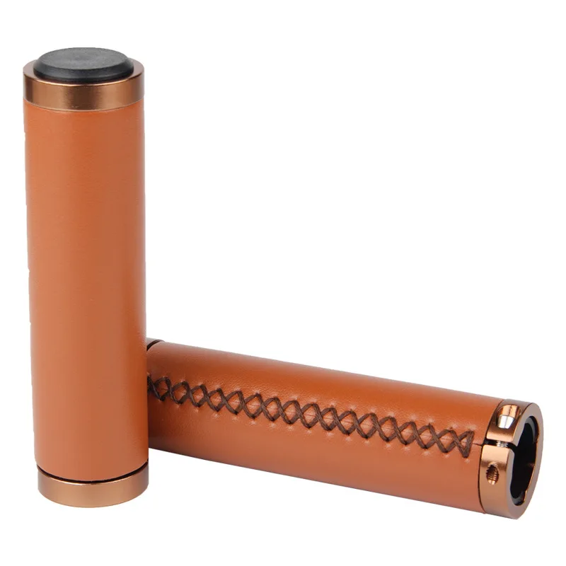 

Comfortable durable PU bicycle grips retro bike Mountain bicycle Folding Bicycle grip handle Bicycle cover mountain bike cover