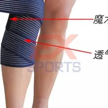 4x лодыжки ног упругой Brace Поддержка Обёрточная бумага стрейч Спорт Велоспорт лодыжки ремень Pad гвардии высокое качество