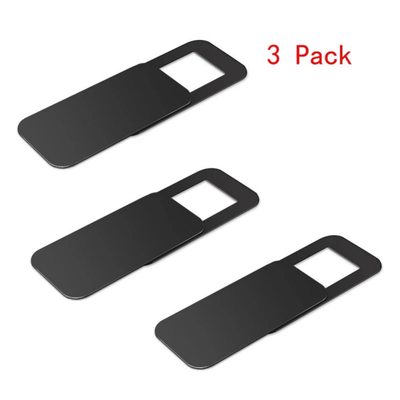 

Plastic WebCam Shutter Cover 3Pcs Web Camera Secure Protect Privacy for Desktop Laptop Phone Plastic cameras protection tape