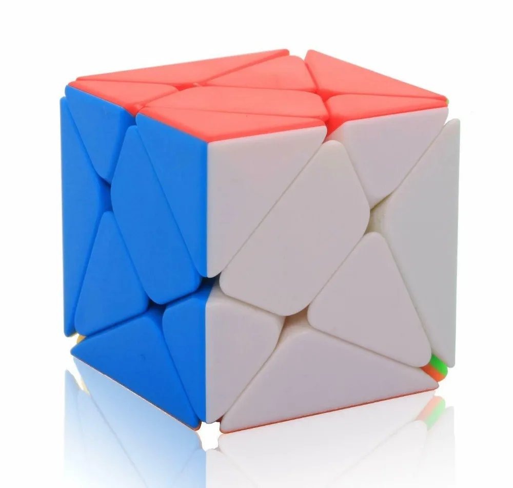 MoYu MFJS Axis магический куб без наклеек 3x3x3 головоломка на скорость игрушки твист куб многоцветный ультра-Гладкий подарок безопасный АБС 56 мм 1 шт. в упаковке