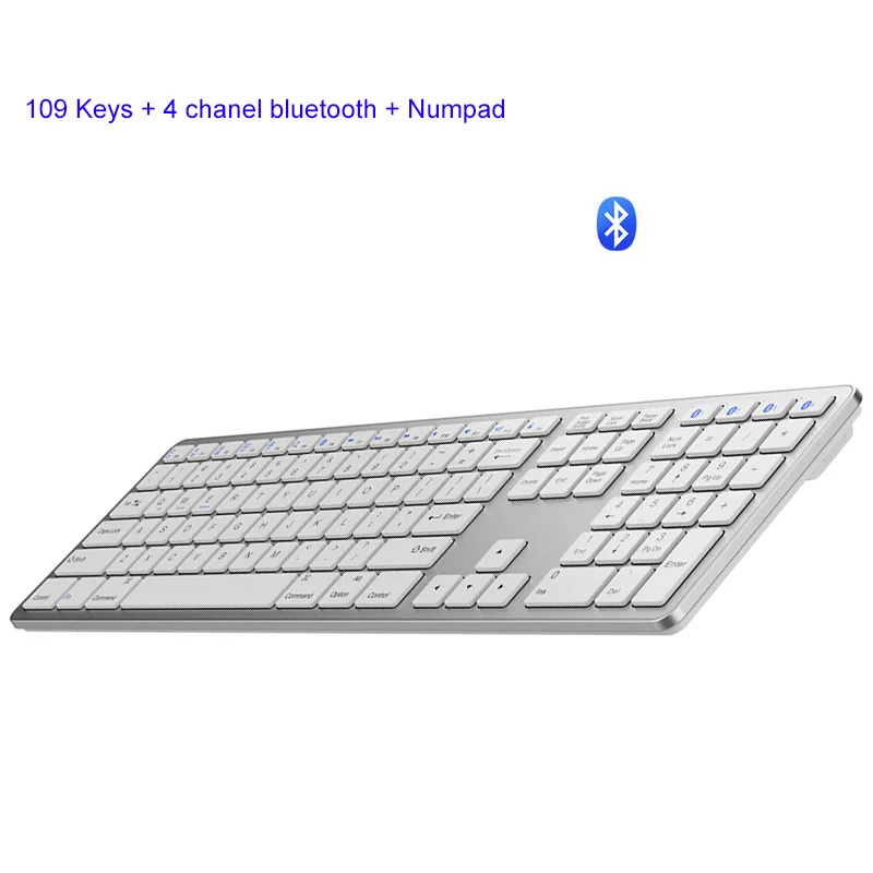 1 109 Keys Keyboard bluetooth